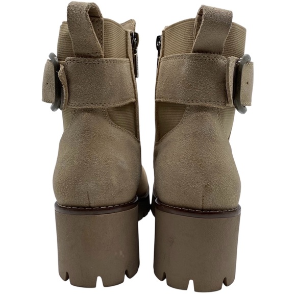 Blondo Womens Shoes Dahlia Boots Sz 5.5 Brown Suede Leather Waterproof Chunky - Picture 11 of 14